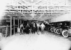 photo of the Ford garage on South C Street