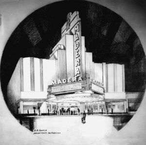 Madera Theater Architect's Drawing
