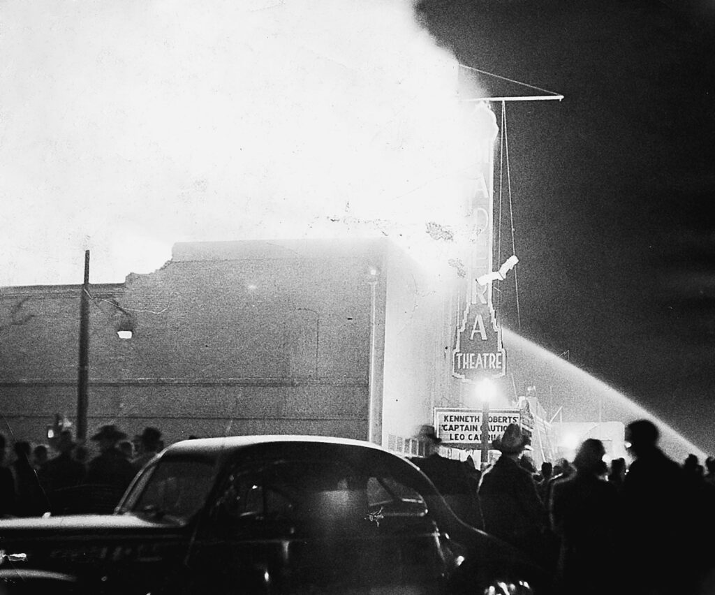 picture of Madera Theater Fire, November 30, 1940