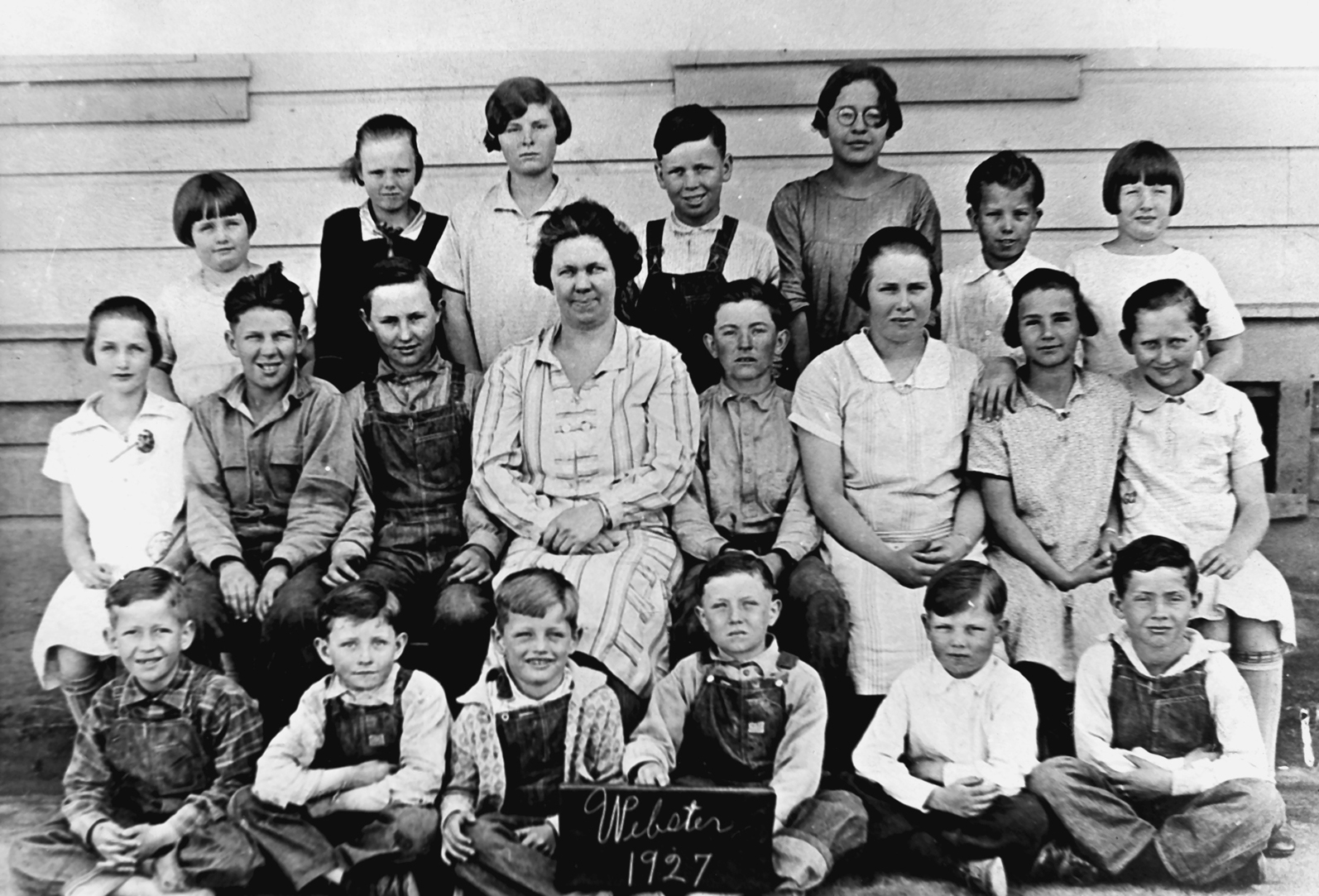 The 1927 Webster School student body