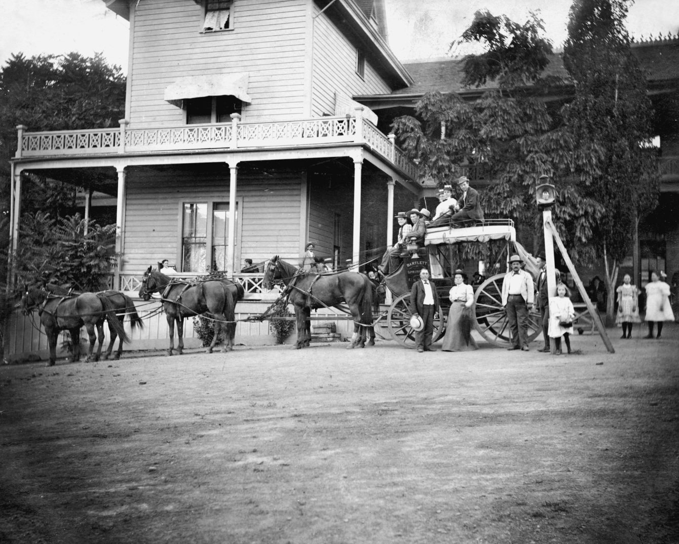 The Vignolo Hotel in Berenda, just a few miles north of Madera, was a major stagecoach stop. It was also the scene of a bold robbery in 1901.