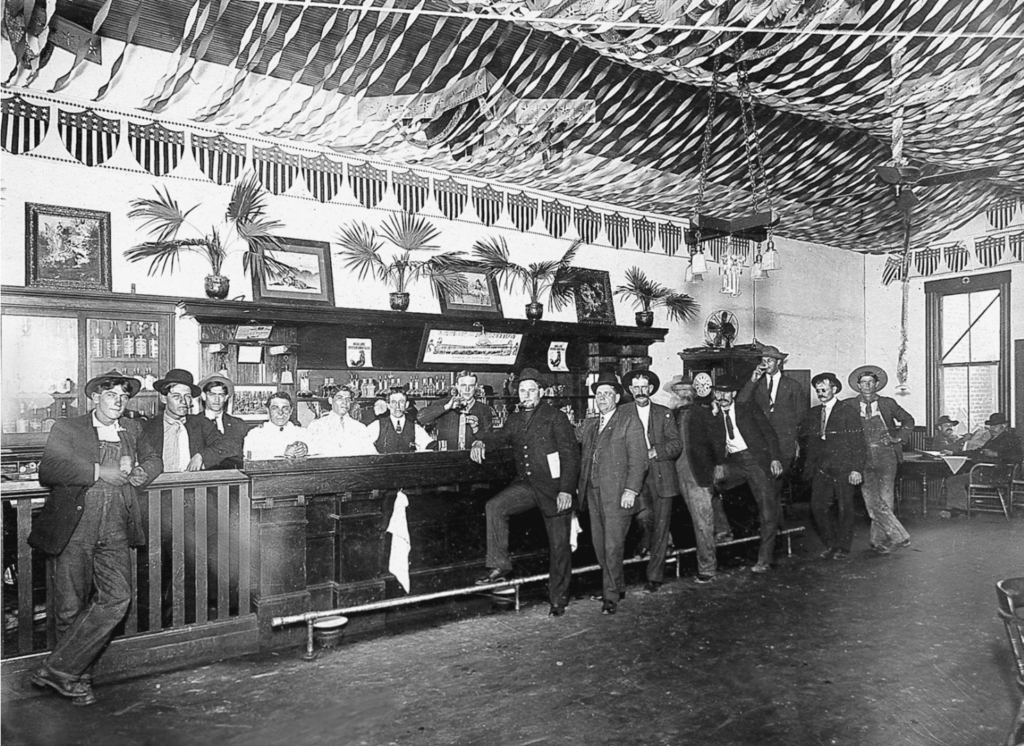 The Peerless Saloon is shown here celebrating Madera’s first Old Timers Day in 1931
